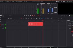 how to record audio in davinci resolve